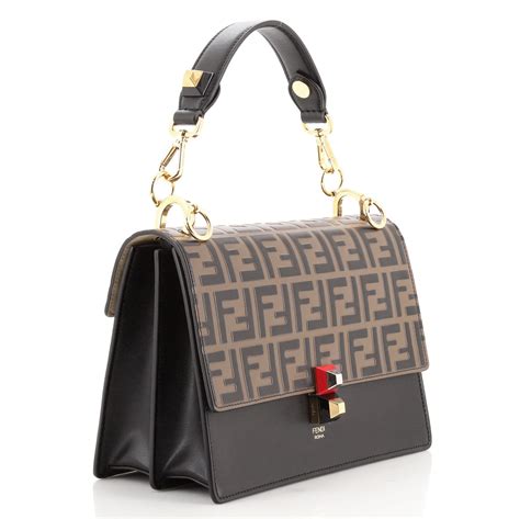 fendi i kan bag|kan i bag leather medium.